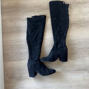Marc Fisher Elegant Black Over the Knee Boots